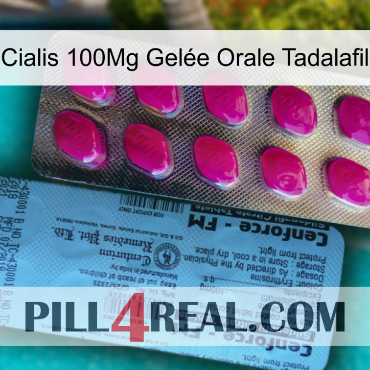 Cialis 100Mg Gelée Orale Tadalafil 35